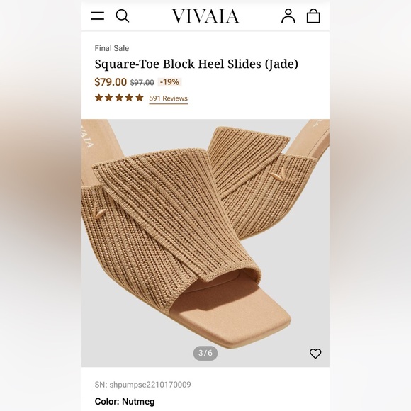 Square-Toe Slides - Picture 4 of 9